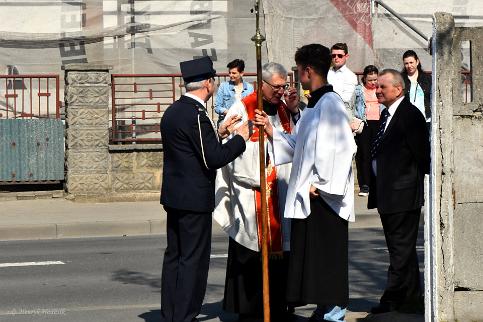 Uroczystość św. Floriana Przyjście Proboszcza do OSP Cisowa